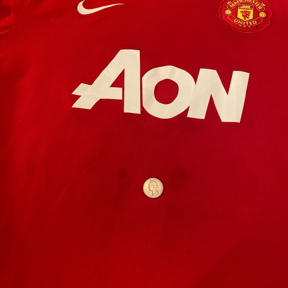 Rare Manchester United Home Football Shirt 2010 - 2011, 2XL - Picture 7 of 8